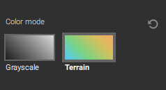 PIX4Dfields Color Mode Terrain