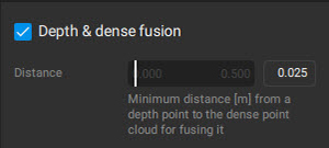 PIX4Dmatic Depth and dense fusion