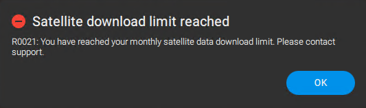 data quota limit reached