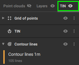 PIX4Dsurvey Contour Lines content sidebar