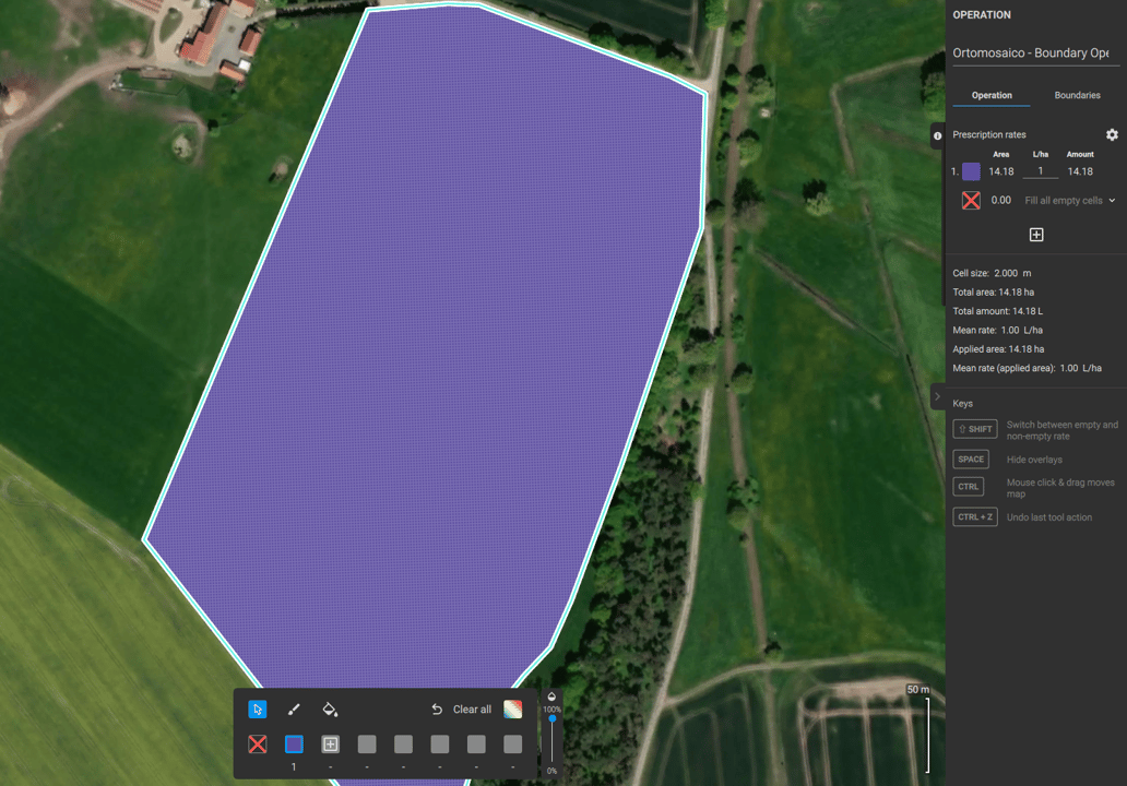 How to export field boundaries for DJI Agras T-Series in PIX4Dfields