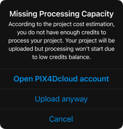 missing processing capacity