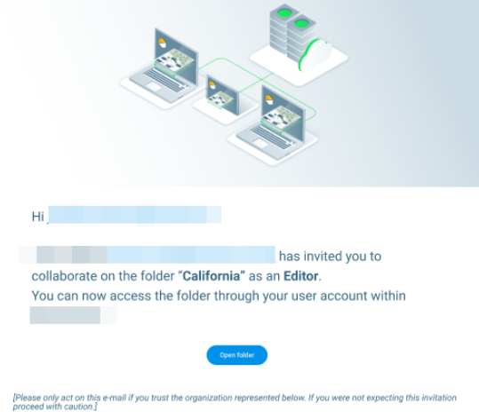 Invite editor Org