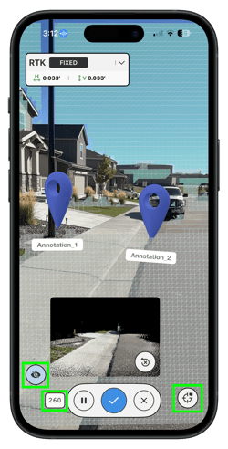 Capture view