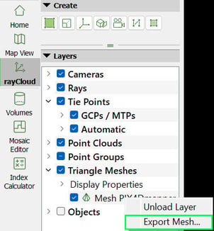 Right-click export mesh in PIX4Dmapper.jpg