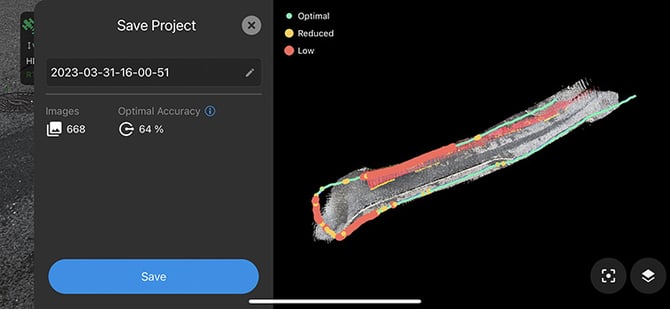 PIX4Dcatch RTK quality report