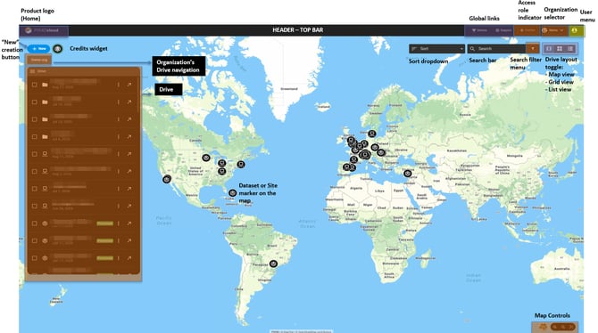Map drive view