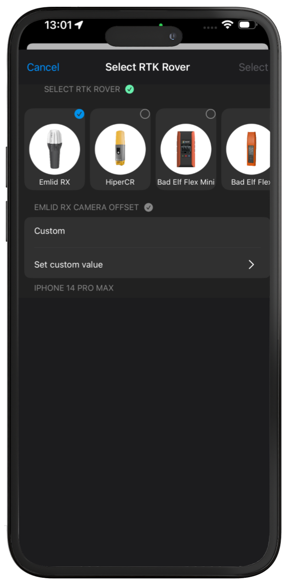Mount and configure an Emlid Reach RX - PIX4Dcatch