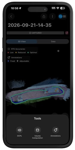 PIX4Dcatch annotation tool