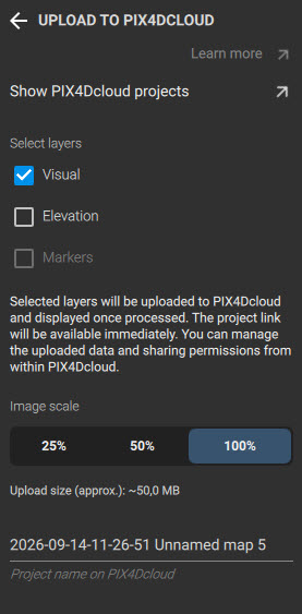 UploadToPix4Dcloud