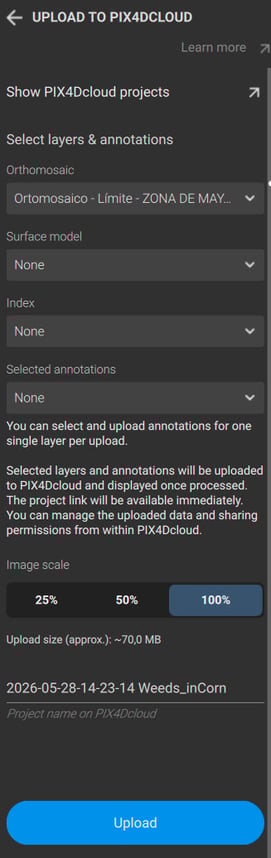 UploadToPix4dcloud