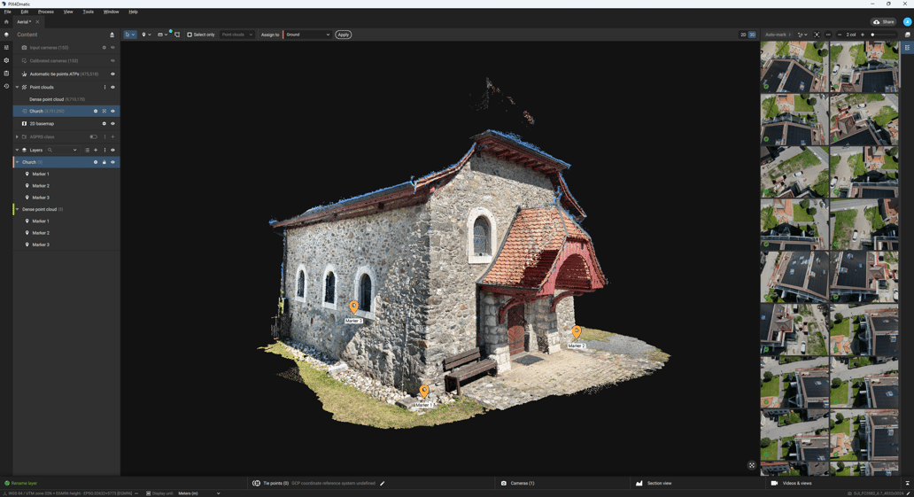 Point cloud registration - PIX4Dmatic