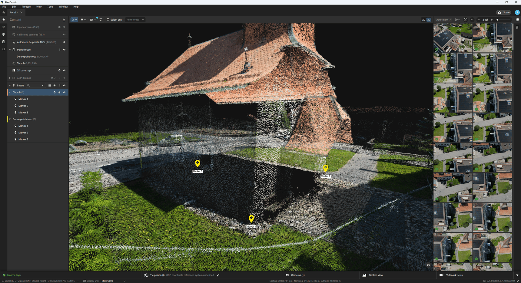 Point cloud registration - PIX4Dmatic