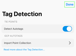 tag detection done