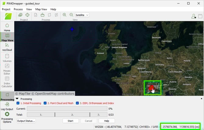 Hover the mouse over the images and check the coordinates