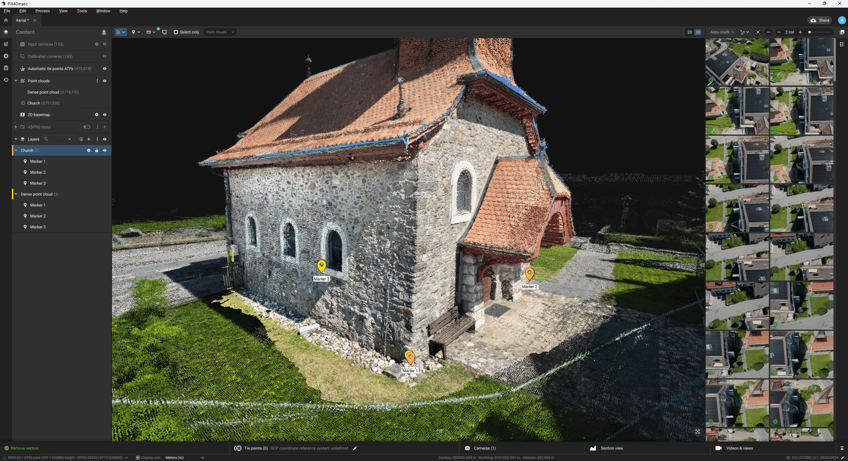 Point Cloud Key Point cloud registration - PIX4Dmatic