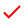 red checkmark icon