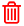 delete red mobile icon