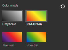 PIX4Dfields Color Mode Vegetation indices