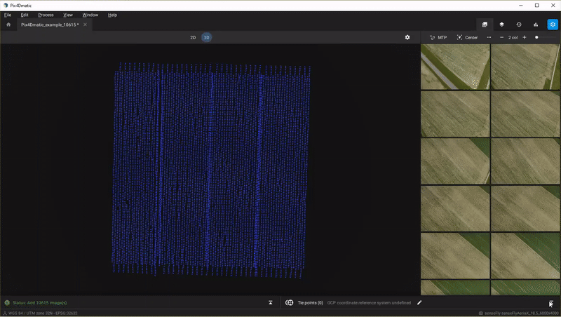 PIX4Dmaticのタイポイント(GCP、MTP、CP)について