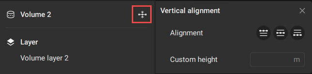 Vertex alignment interface